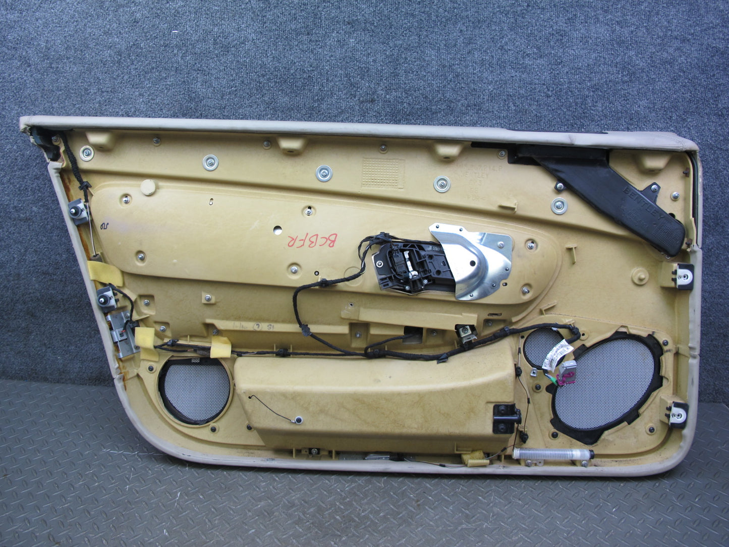 07-10 Bentley Continental GTC Left Right Door Interior Trim Cover Panel Set 37k