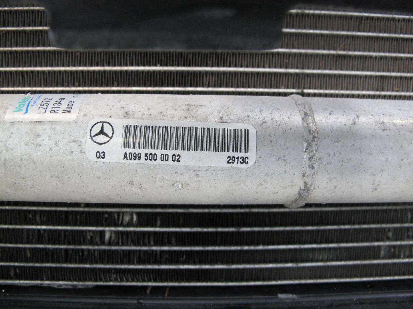 12-15 Mercedes W166 ML350 M642 Diesel Engine Radiator Condenser Fan Core Support