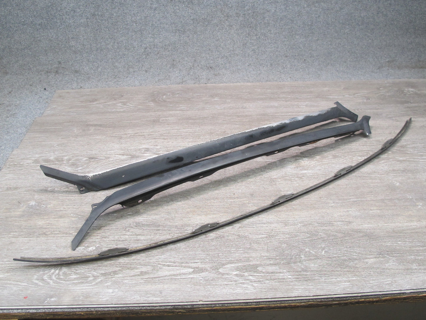 85-89 Toyota MR2 AW15 Hard TOP Windshield Left & Right & Upper Molding Set OEM