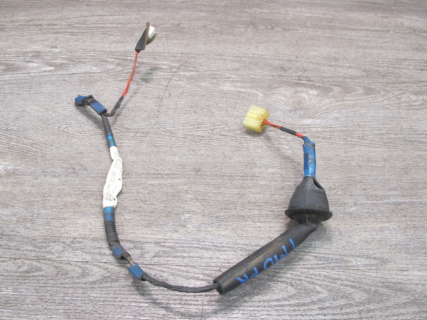 85-86 Toyota MR2 AW15 Front Right Pass Door Wire Wiring Harness 82151-17020 OEM