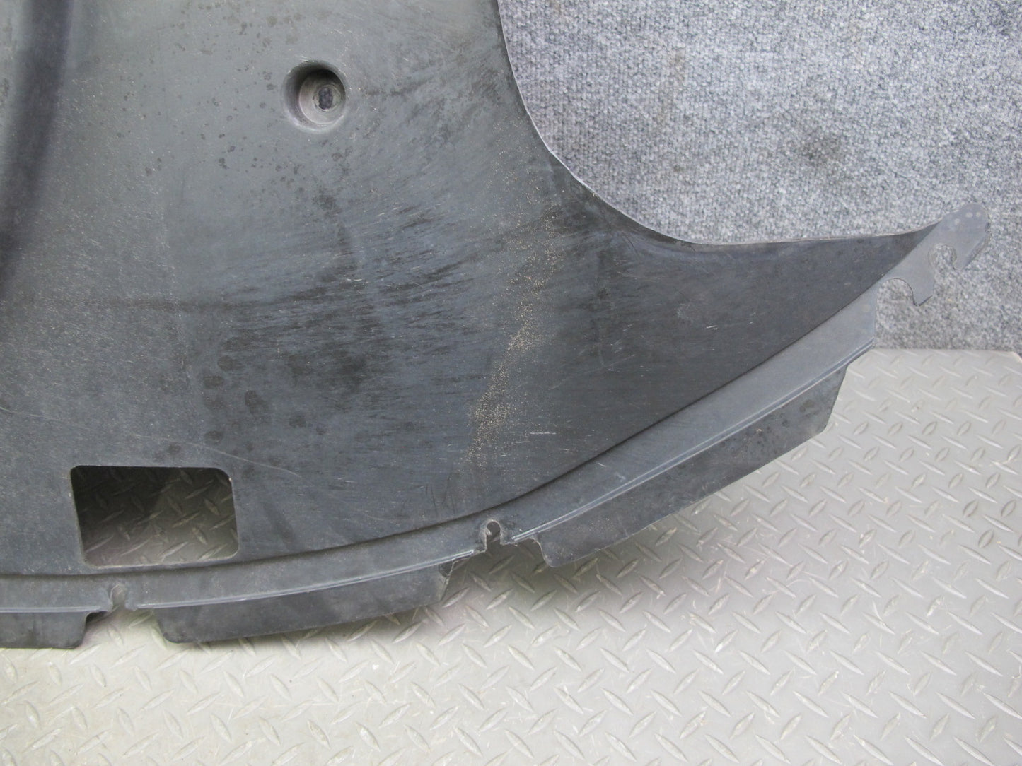 07-10 Bentley Continental GTC Rear Underbody Splash Shield Cover 3W7825507A