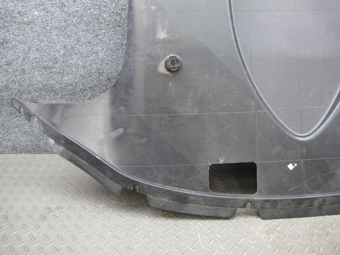 07-10 Bentley Continental GTC Rear Underbody Splash Shield Cover 3W7825507A