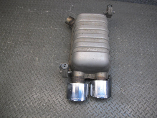 05-11 Mercedes R171 SLK55 AMG Rear Right Exhaust Muffler w Tips 1714910801 OEM
