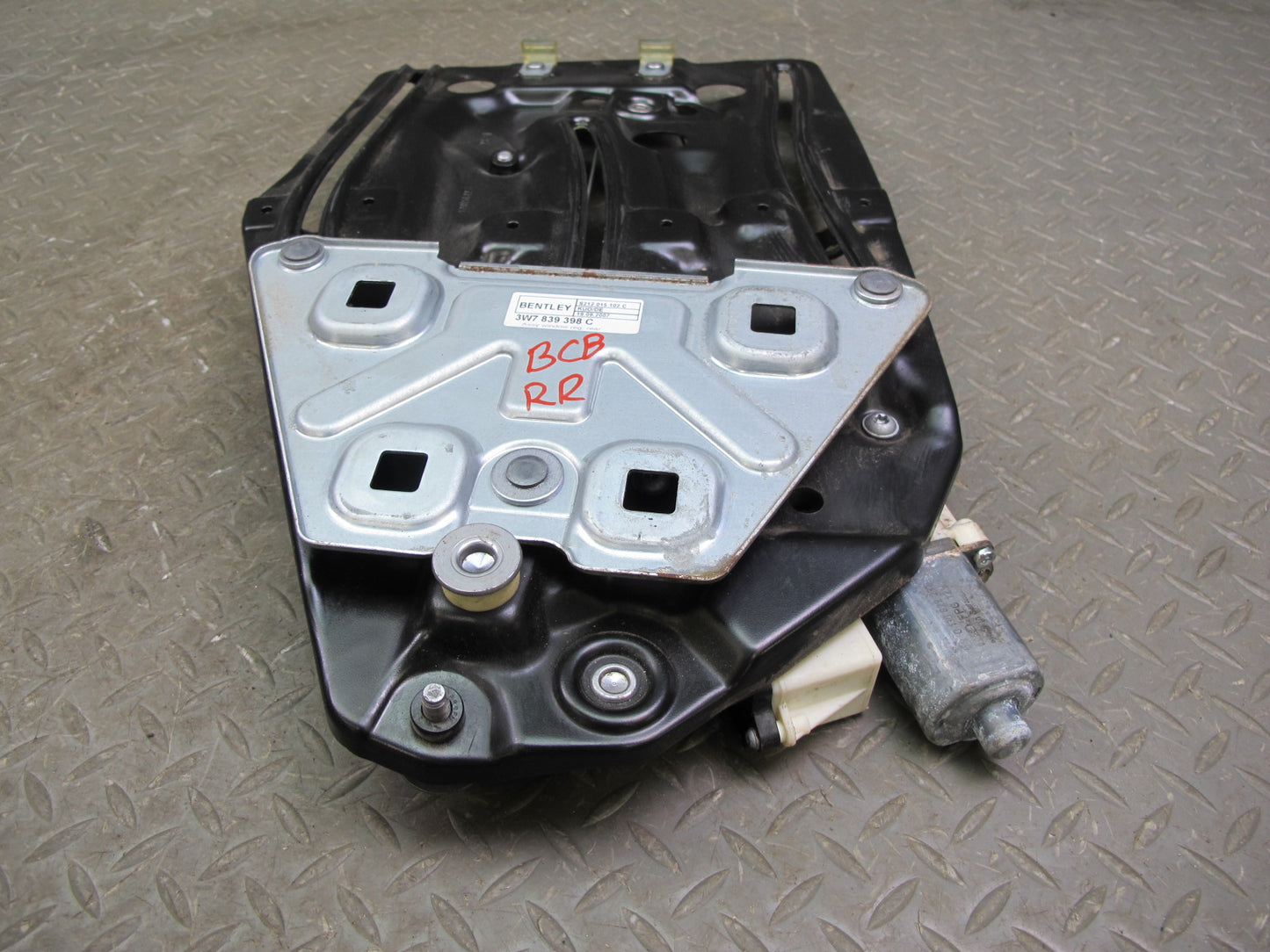 07-10 Bentley Continental GTC Rear Right Quarter Window Regulator w Motor