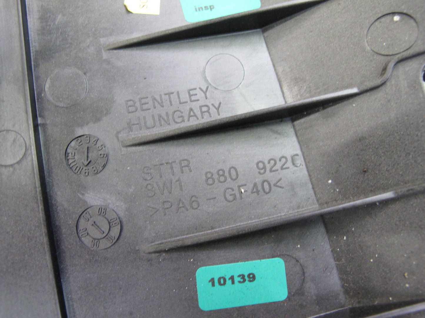 03-12 Bentley Continental GT GTC Dash Front Left Knee Trim Cover Panel