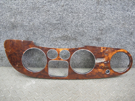 06-12 Bentley Continental Flying Spur Dash Speedometer Wood Trim Bezel Panel