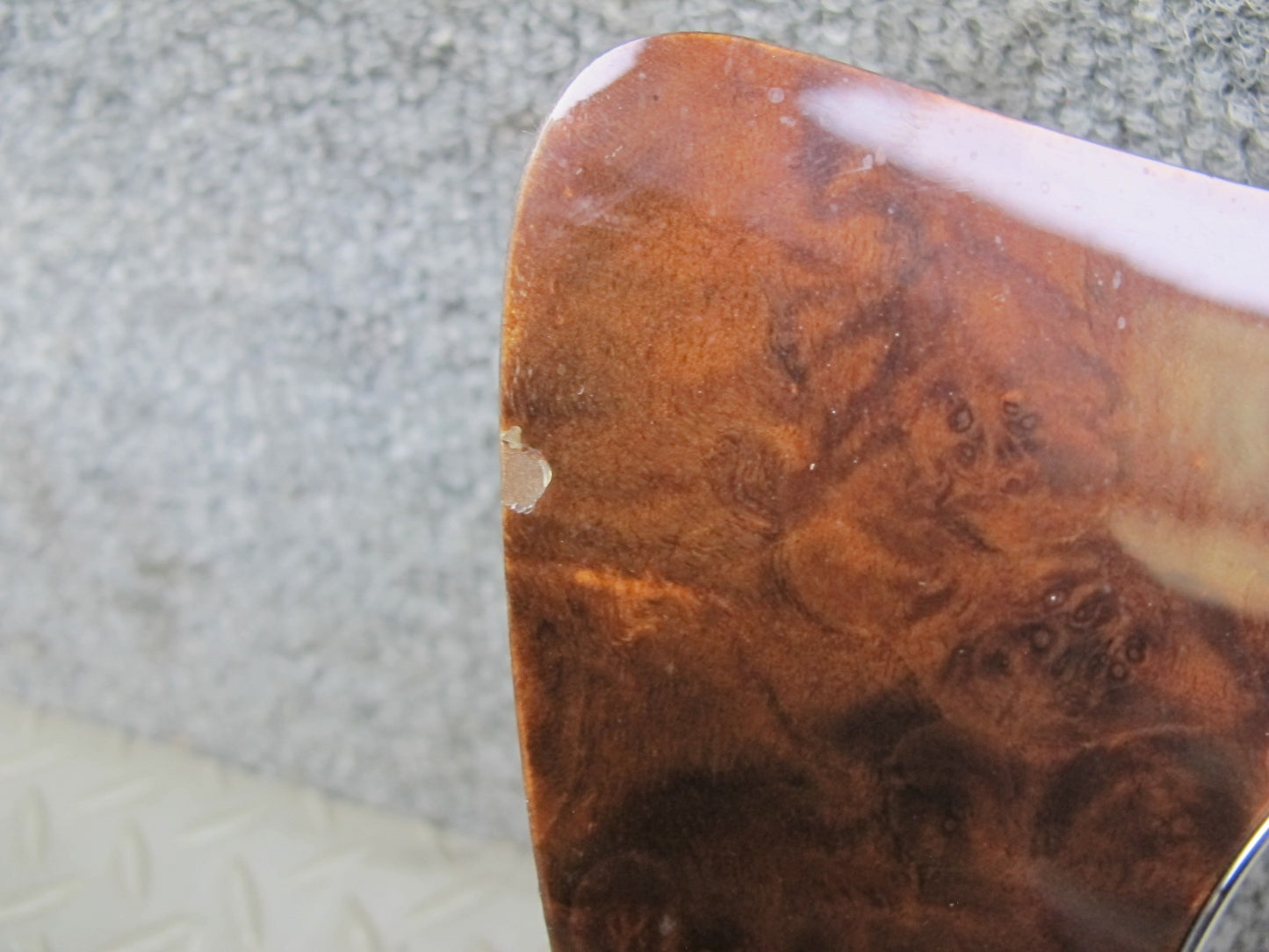 06-12 Bentley Continental Flying Spur Dash Speedometer Wood Trim Bezel Panel