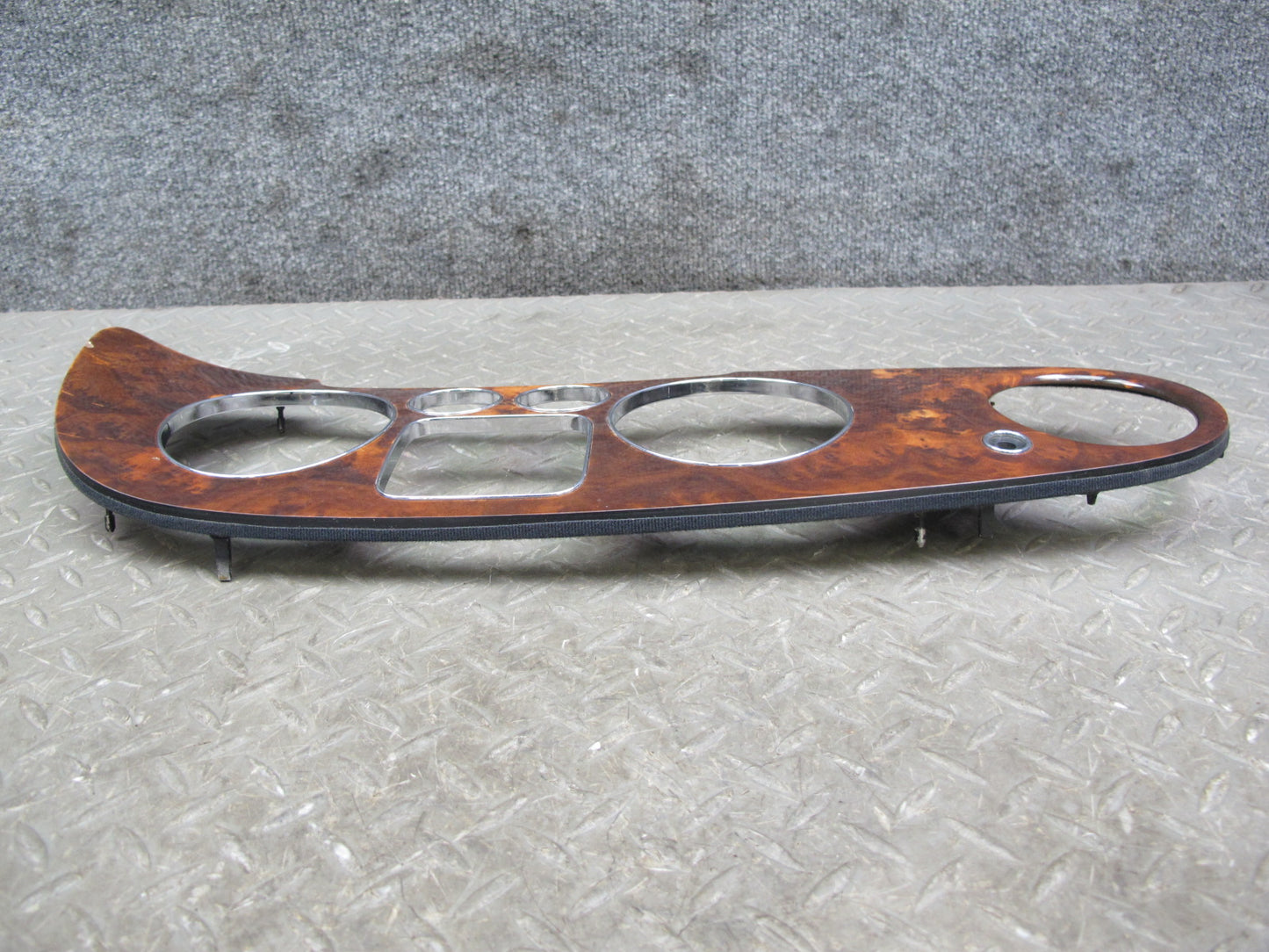 06-12 Bentley Continental Flying Spur Dash Speedometer Wood Trim Bezel Panel