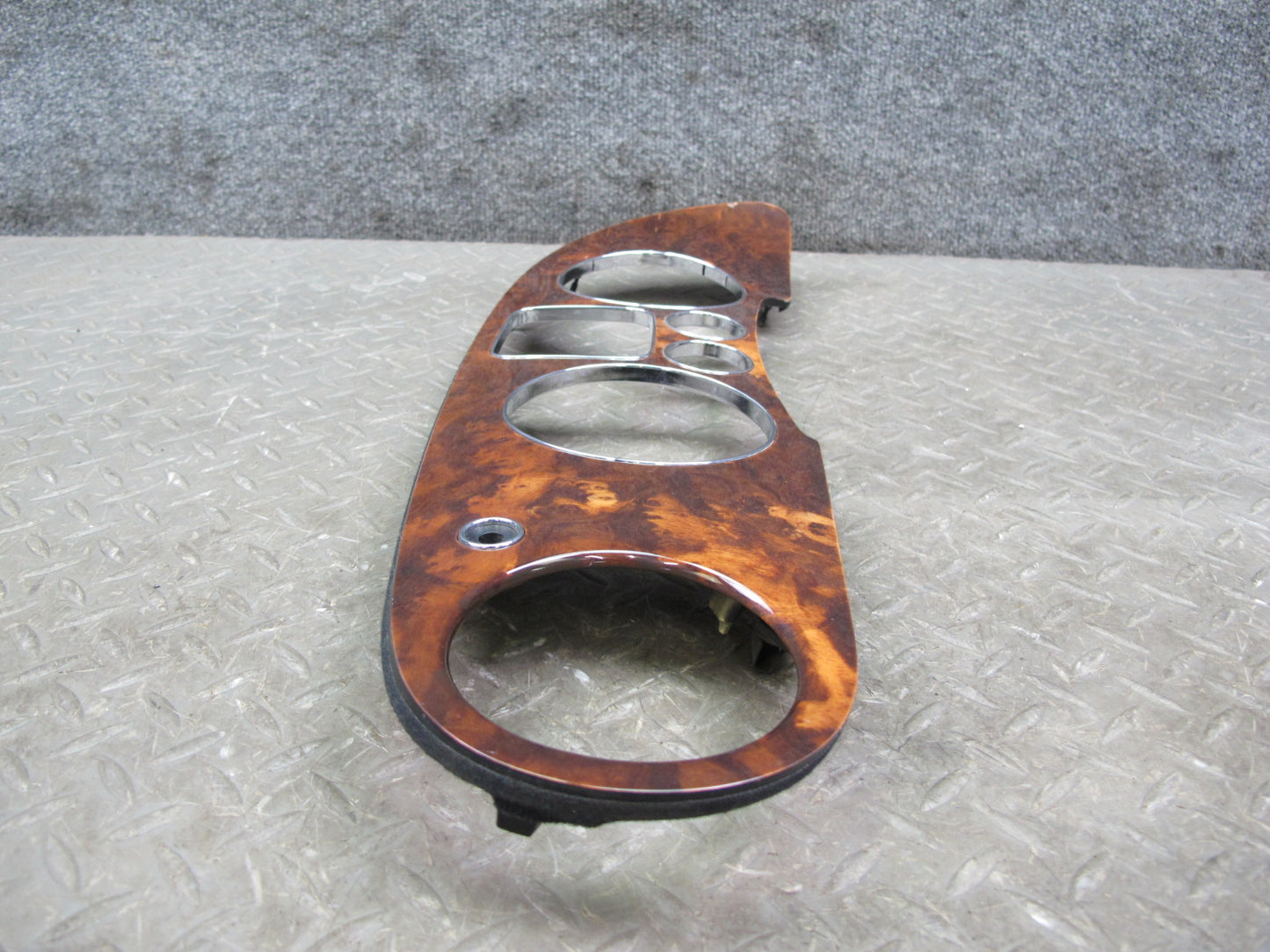 06-12 Bentley Continental Flying Spur Dash Speedometer Wood Trim Bezel Panel