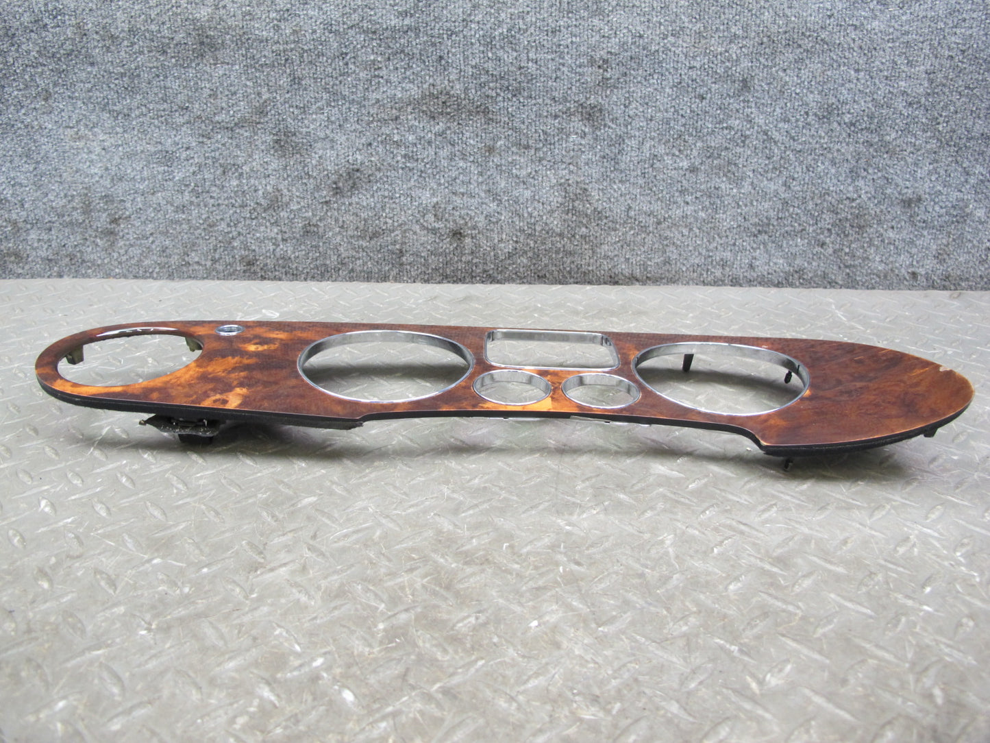 06-12 Bentley Continental Flying Spur Dash Speedometer Wood Trim Bezel Panel