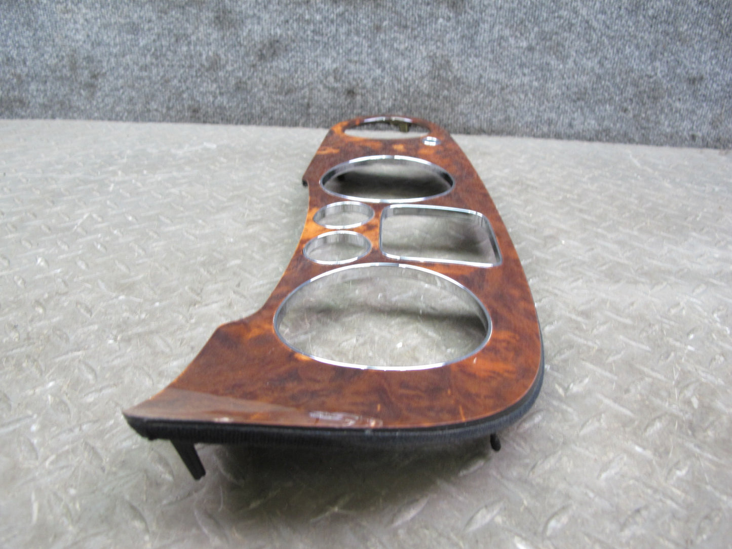 06-12 Bentley Continental Flying Spur Dash Speedometer Wood Trim Bezel Panel