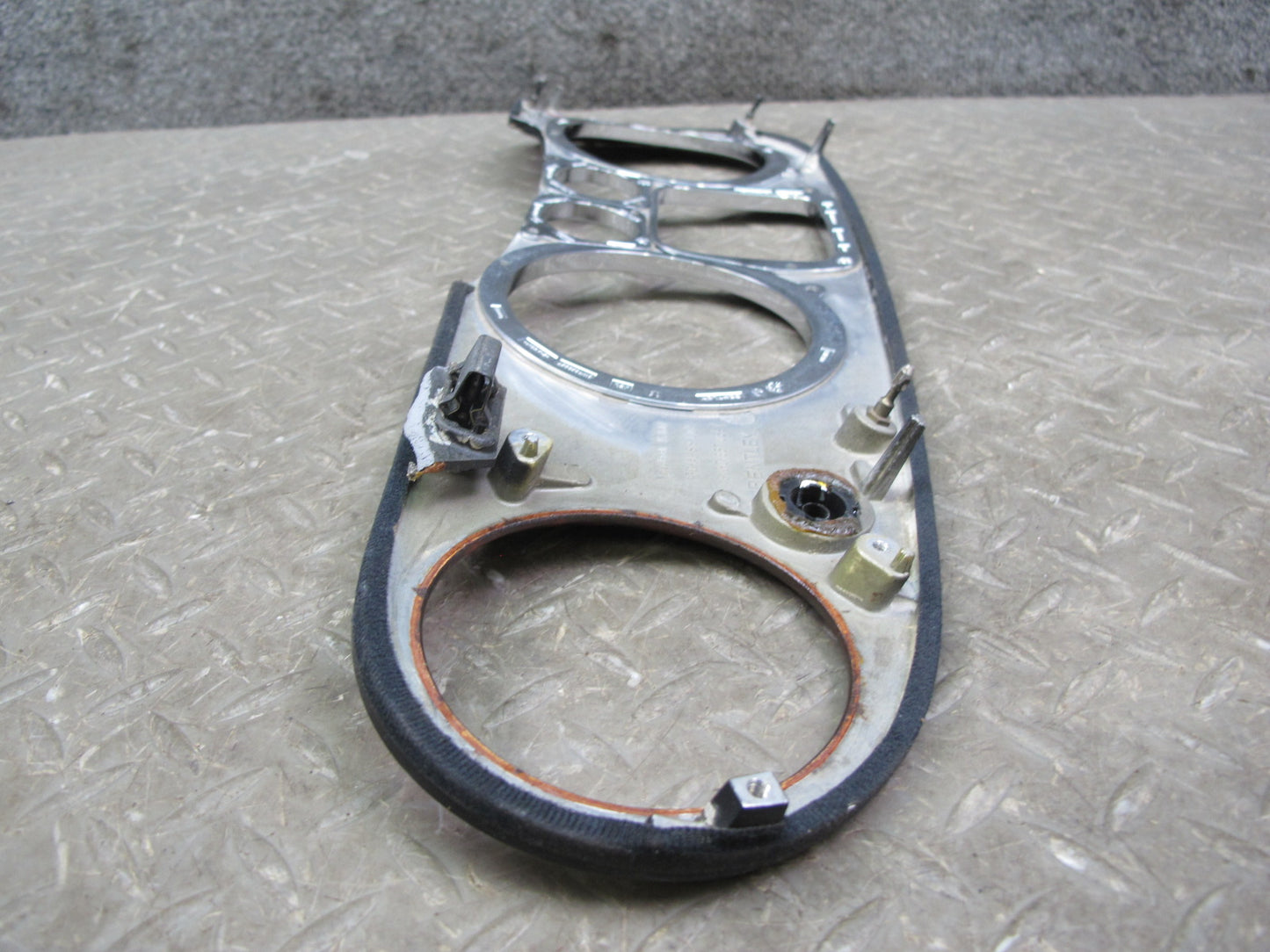 06-12 Bentley Continental Flying Spur Dash Speedometer Wood Trim Bezel Panel