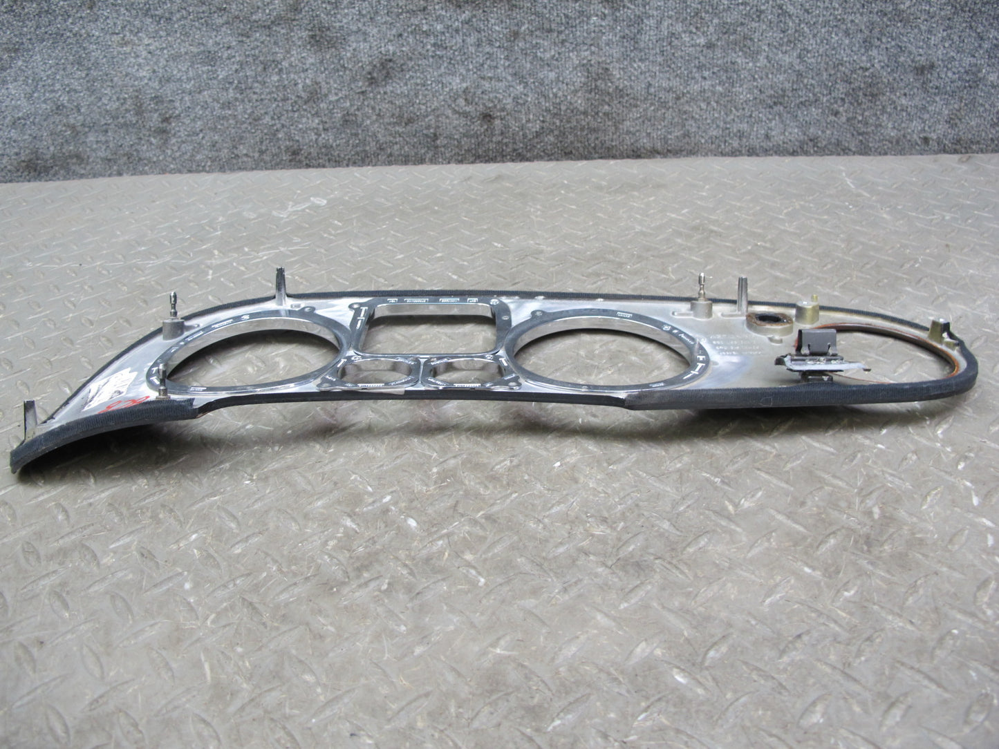 06-12 Bentley Continental Flying Spur Dash Speedometer Wood Trim Bezel Panel