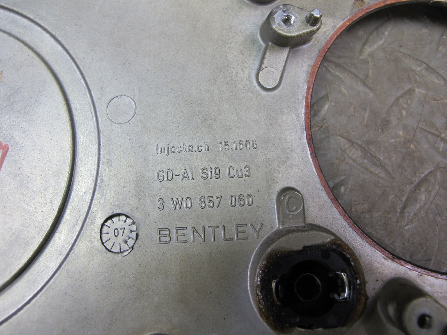 06-12 Bentley Continental Flying Spur Dash Front Right Wood Trim Bezel Panel