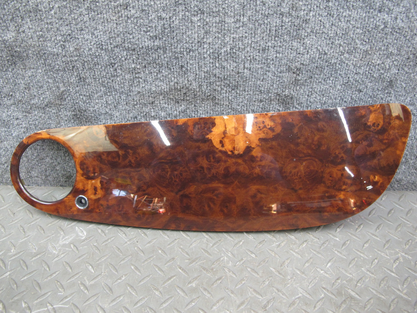 06-12 Bentley Continental Flying Spur Dash Front Right Wood Trim Bezel Panel