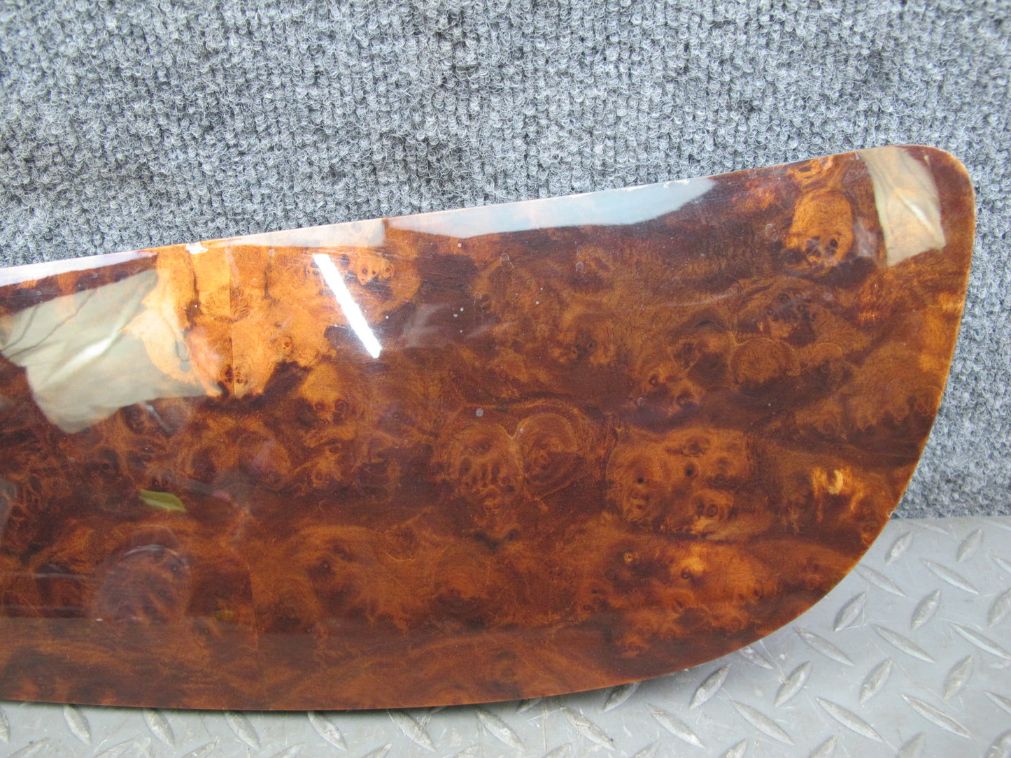 06-12 Bentley Continental Flying Spur Dash Front Right Wood Trim Bezel Panel