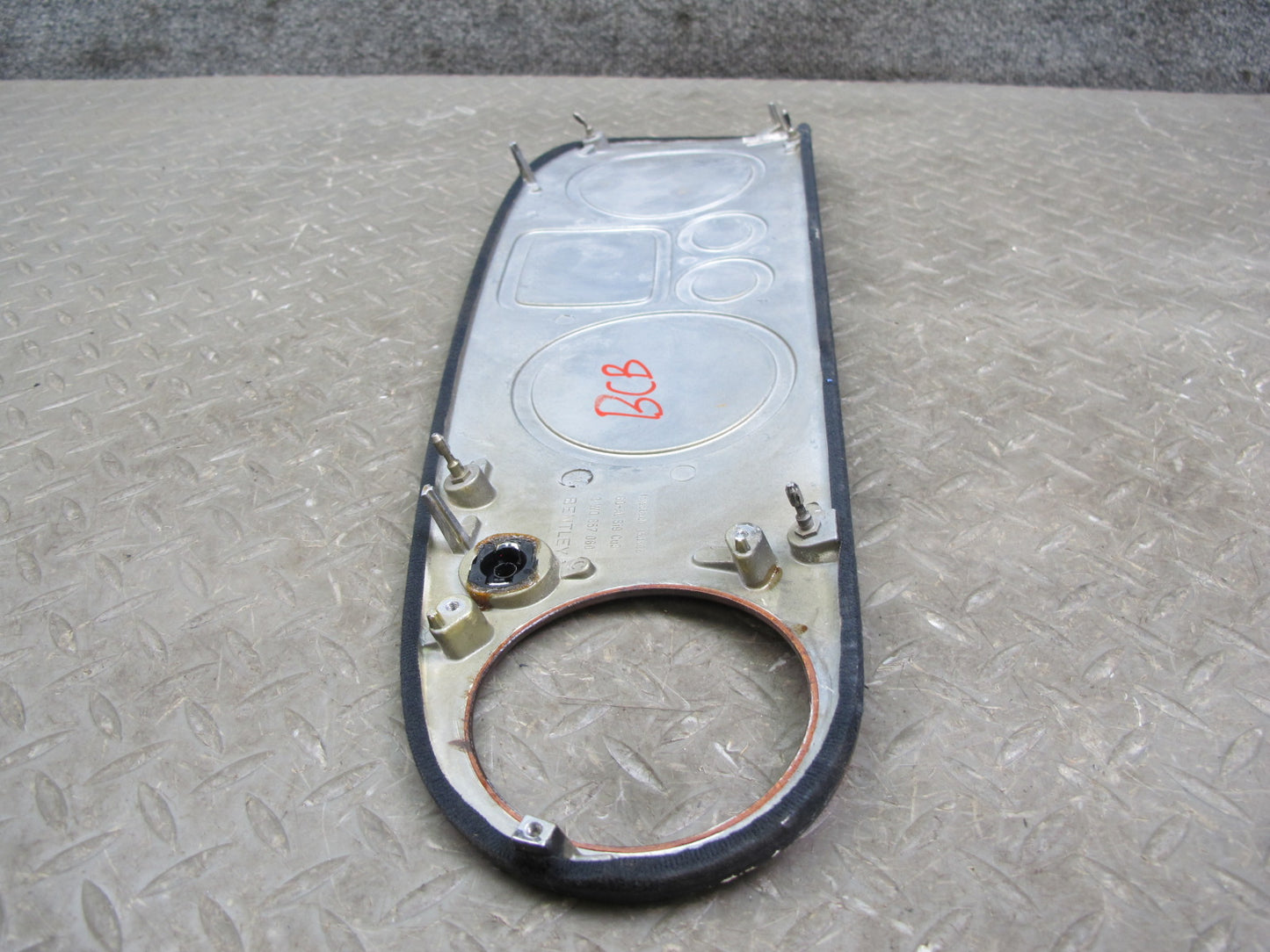 06-12 Bentley Continental Flying Spur Dash Front Right Wood Trim Bezel Panel