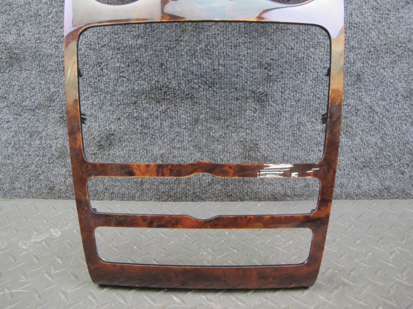 06-12 Bentley Continental Flying Spur Dash Center Radio Wood Trim Bezel Cover