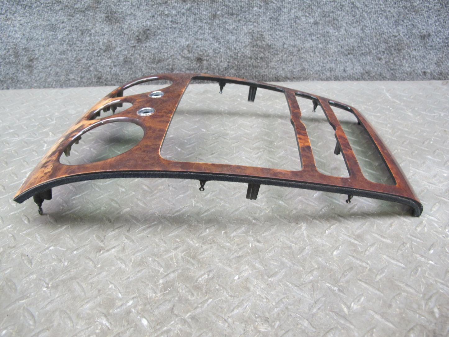 06-12 Bentley Continental Flying Spur Dash Center Radio Wood Trim Bezel Cover