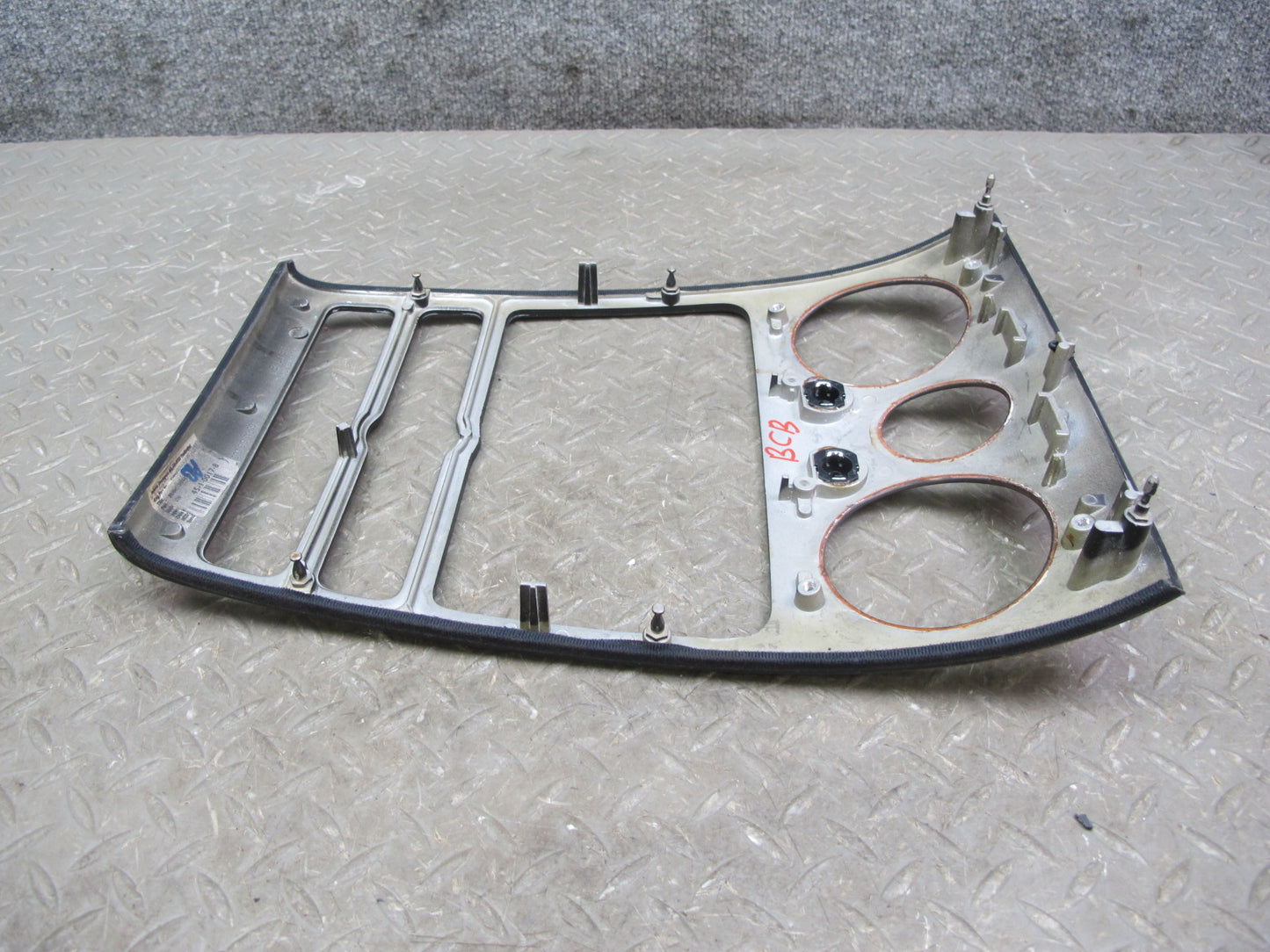 06-12 Bentley Continental Flying Spur Dash Center Radio Wood Trim Bezel Cover