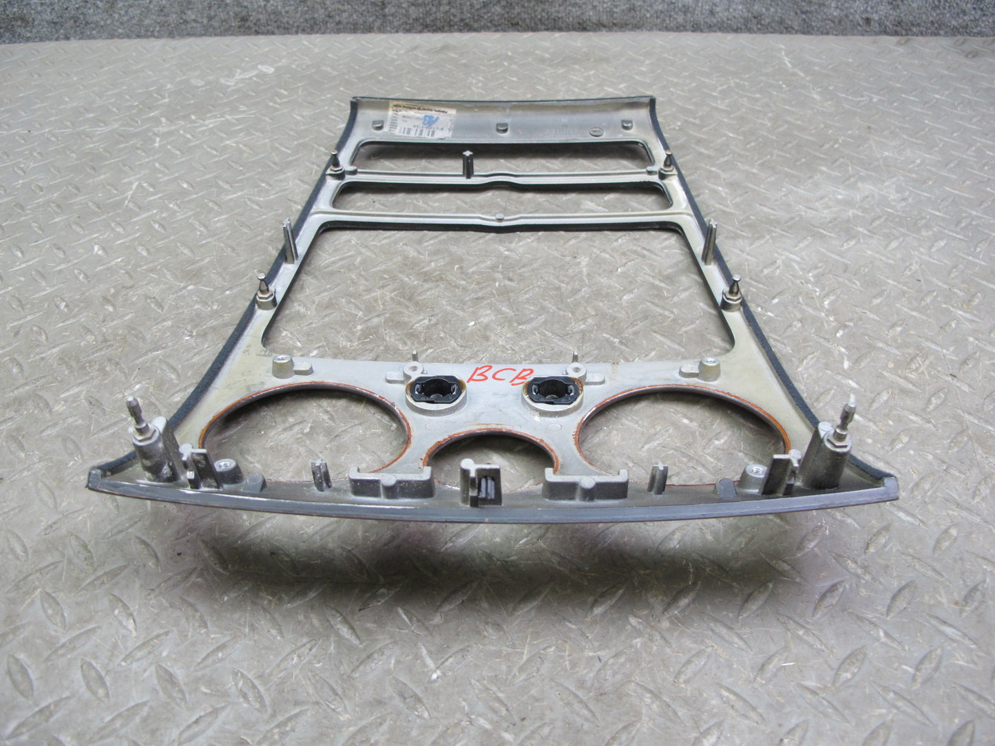 06-12 Bentley Continental Flying Spur Dash Center Radio Wood Trim Bezel Cover