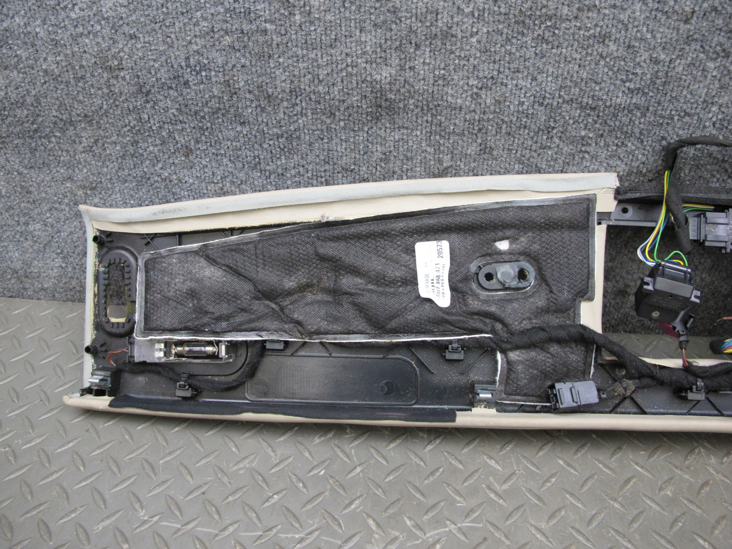 07-10 Bentley Continental GTC Front Upper Headliner Trim Cover Panel