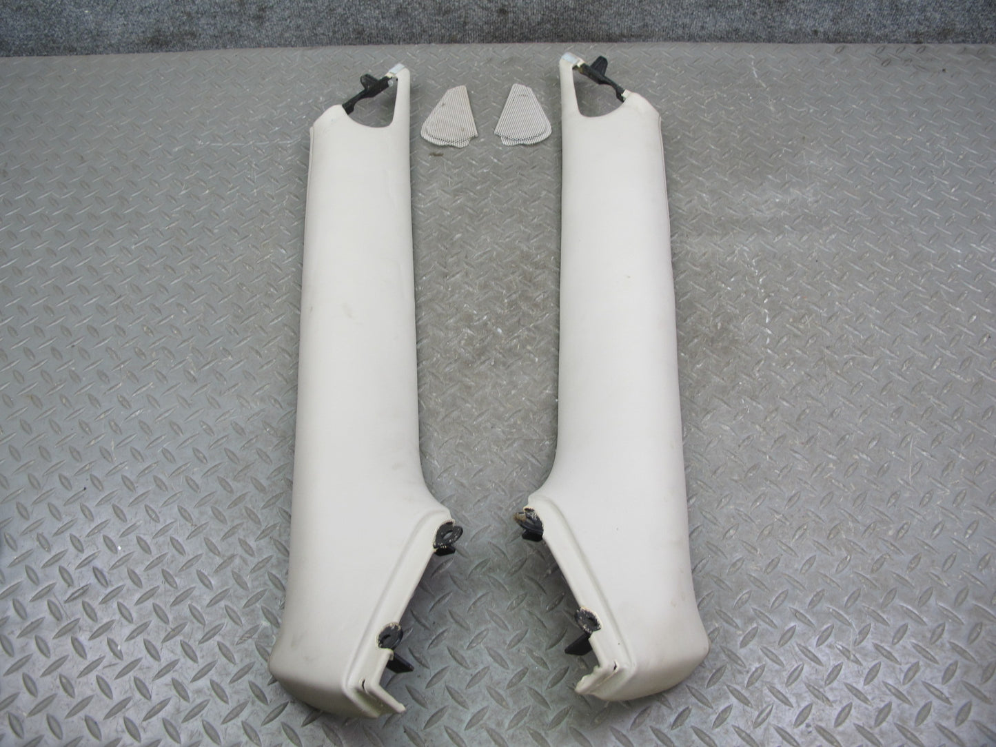 07-10 Bentley Continental GTC Front Interior A Pillar Trim Panel Set of 2