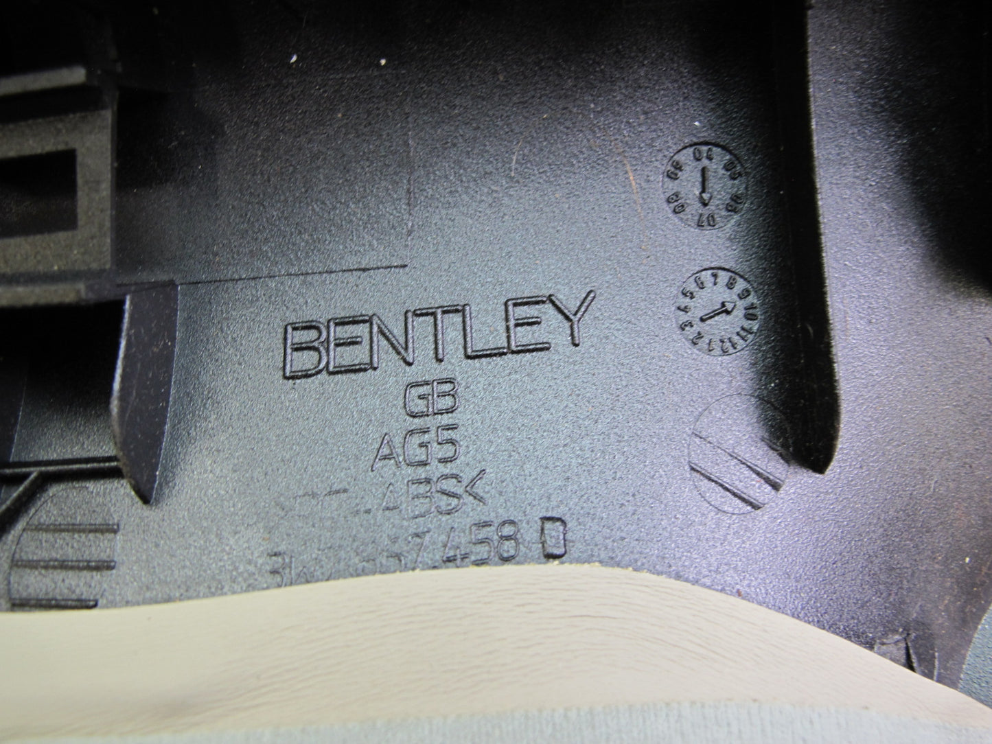 07-10 Bentley Continental GTC Front Interior A Pillar Trim Panel Set of 2