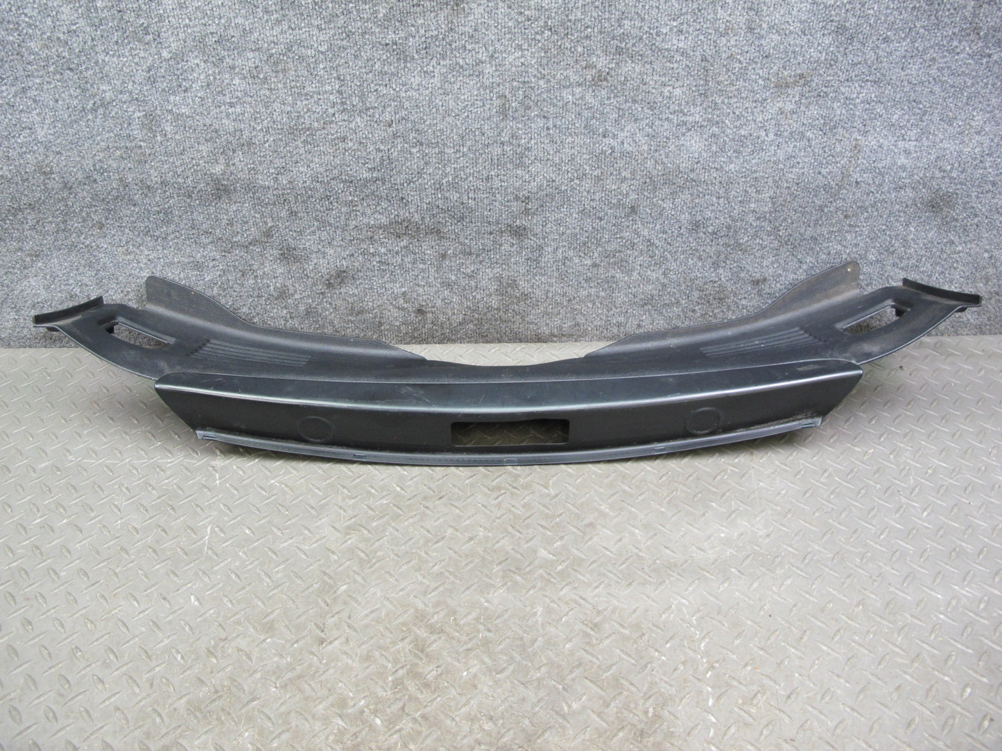 03-10 Bentley Continental GTC GT Rear Trunk Luggage Scuff Sill Plate Trim Panel