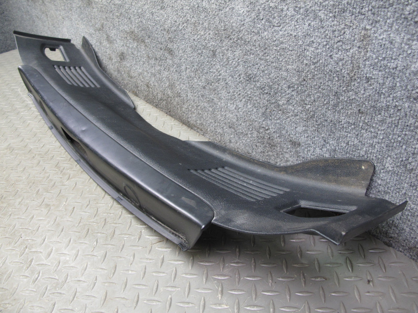 03-10 Bentley Continental GTC GT Rear Trunk Luggage Scuff Sill Plate Trim Panel