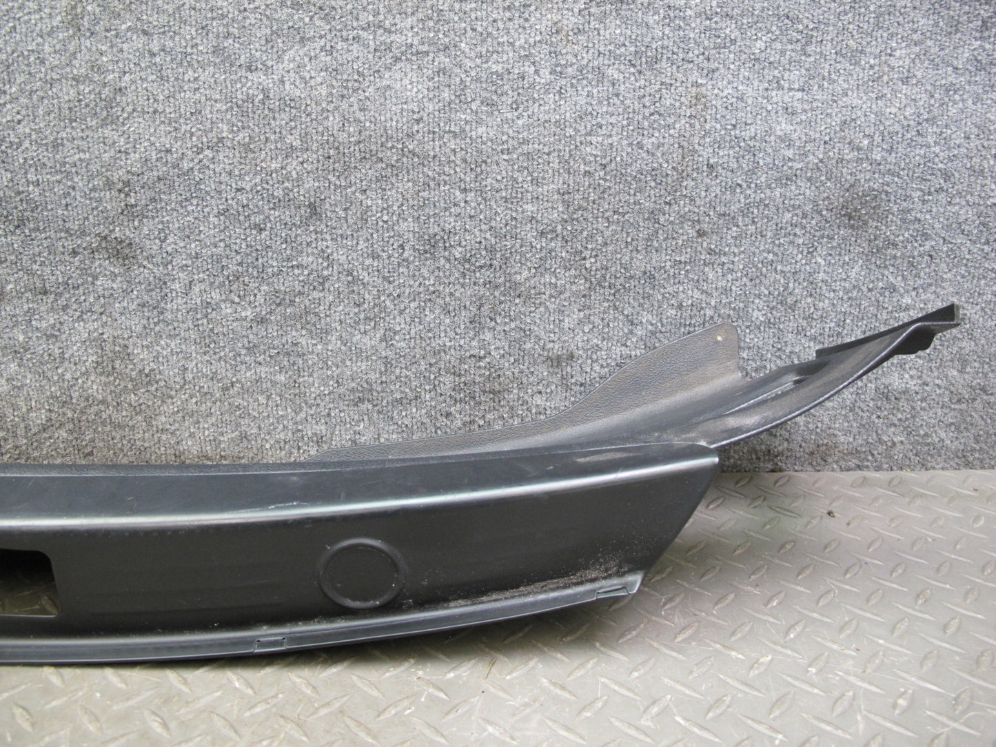 03-10 Bentley Continental GTC GT Rear Trunk Luggage Scuff Sill Plate Trim Panel