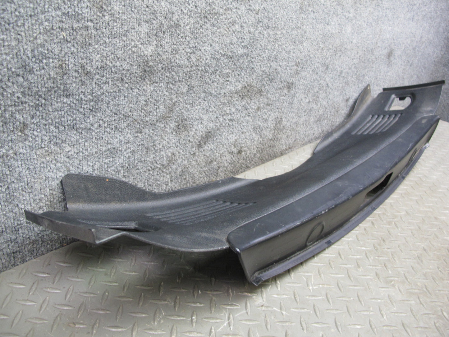 03-10 Bentley Continental GTC GT Rear Trunk Luggage Scuff Sill Plate Trim Panel