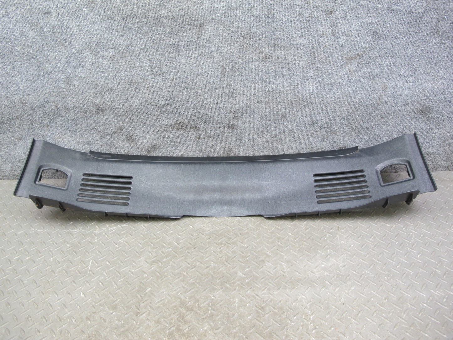 03-10 Bentley Continental GTC GT Rear Trunk Luggage Scuff Sill Plate Trim Panel