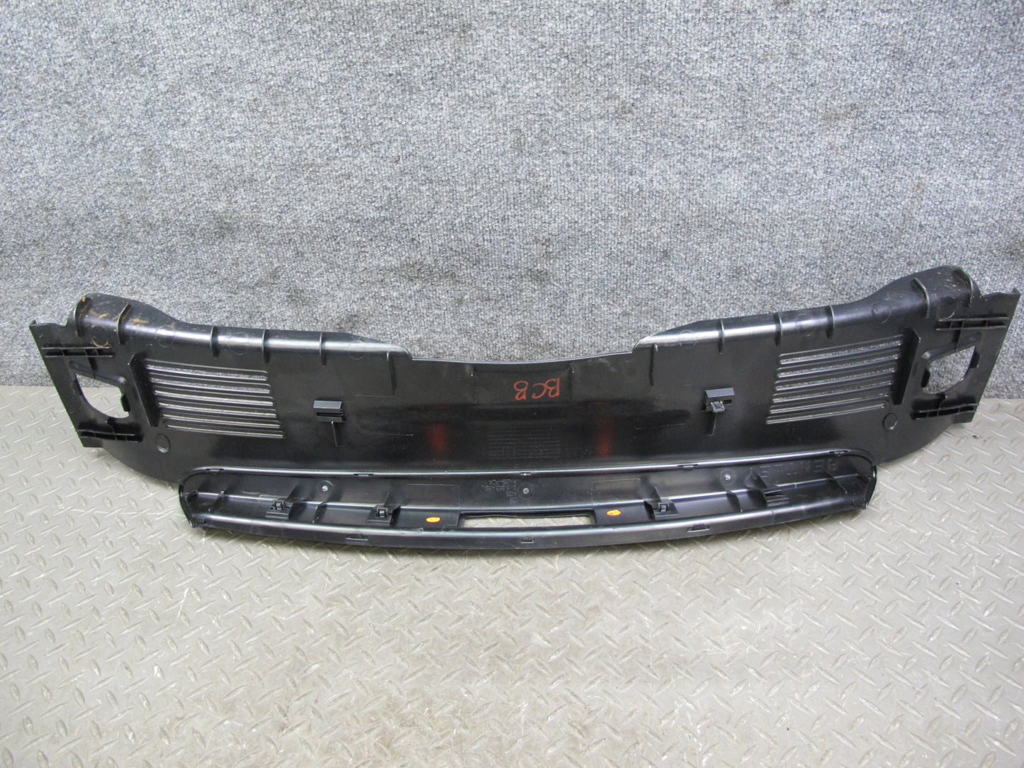 03-10 Bentley Continental GTC GT Rear Trunk Luggage Scuff Sill Plate Trim Panel