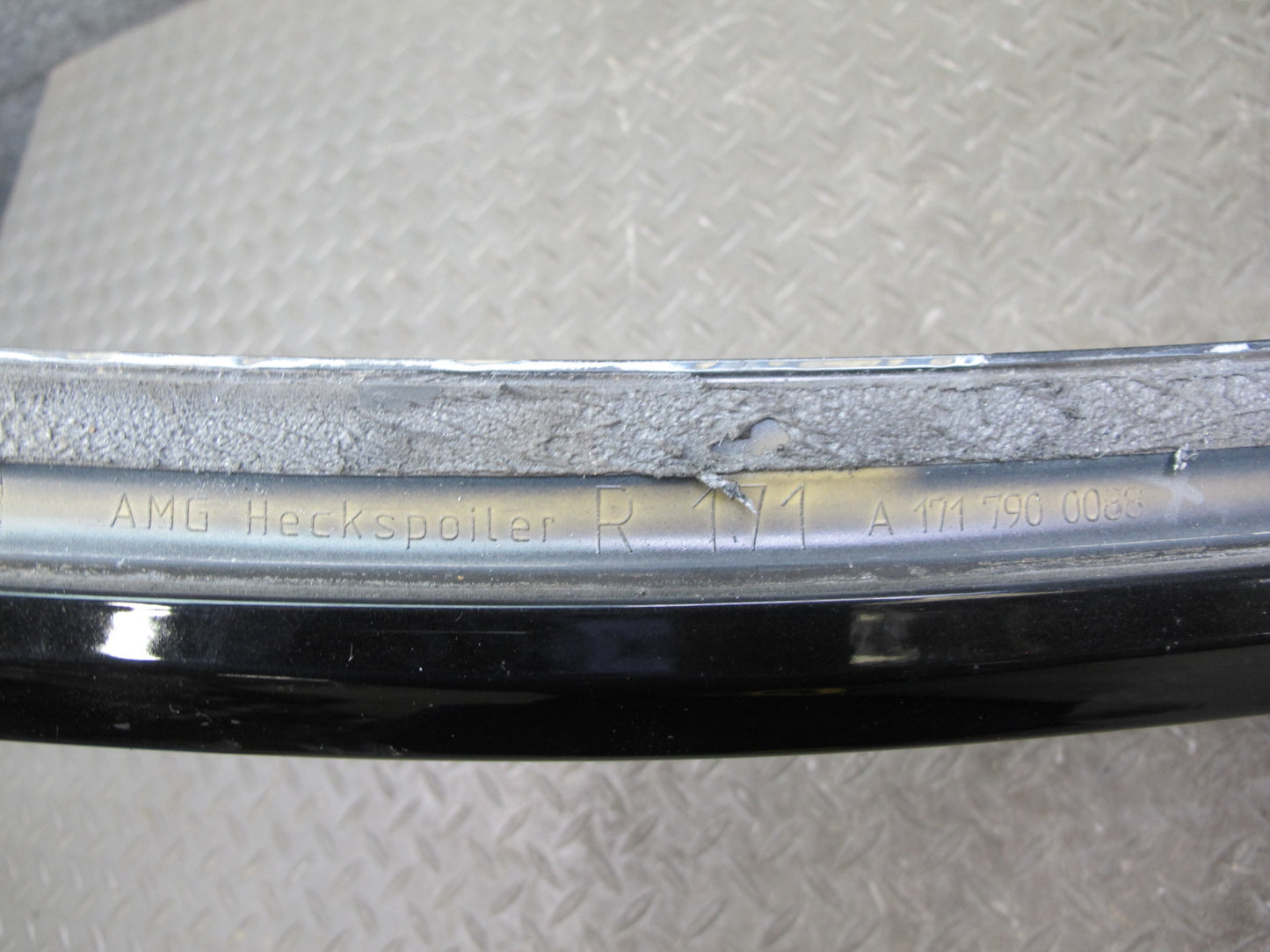 05-11 Mercedes R171 SLK55 AMG Rear Trunk Spoiler Wing Black 1717900088 OEM