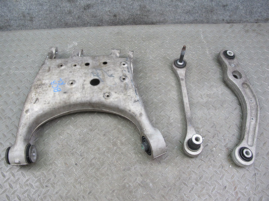 03-10 Bentley Continental GT GTC Rear Left Suspension Lower Control Arm Set 37K