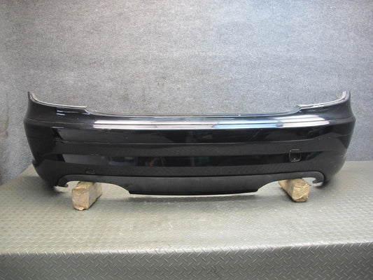 05-10 Mercedes R171 SLK55 AMG Rear Bumper Cover Black w Foam Absorber Assy OEM