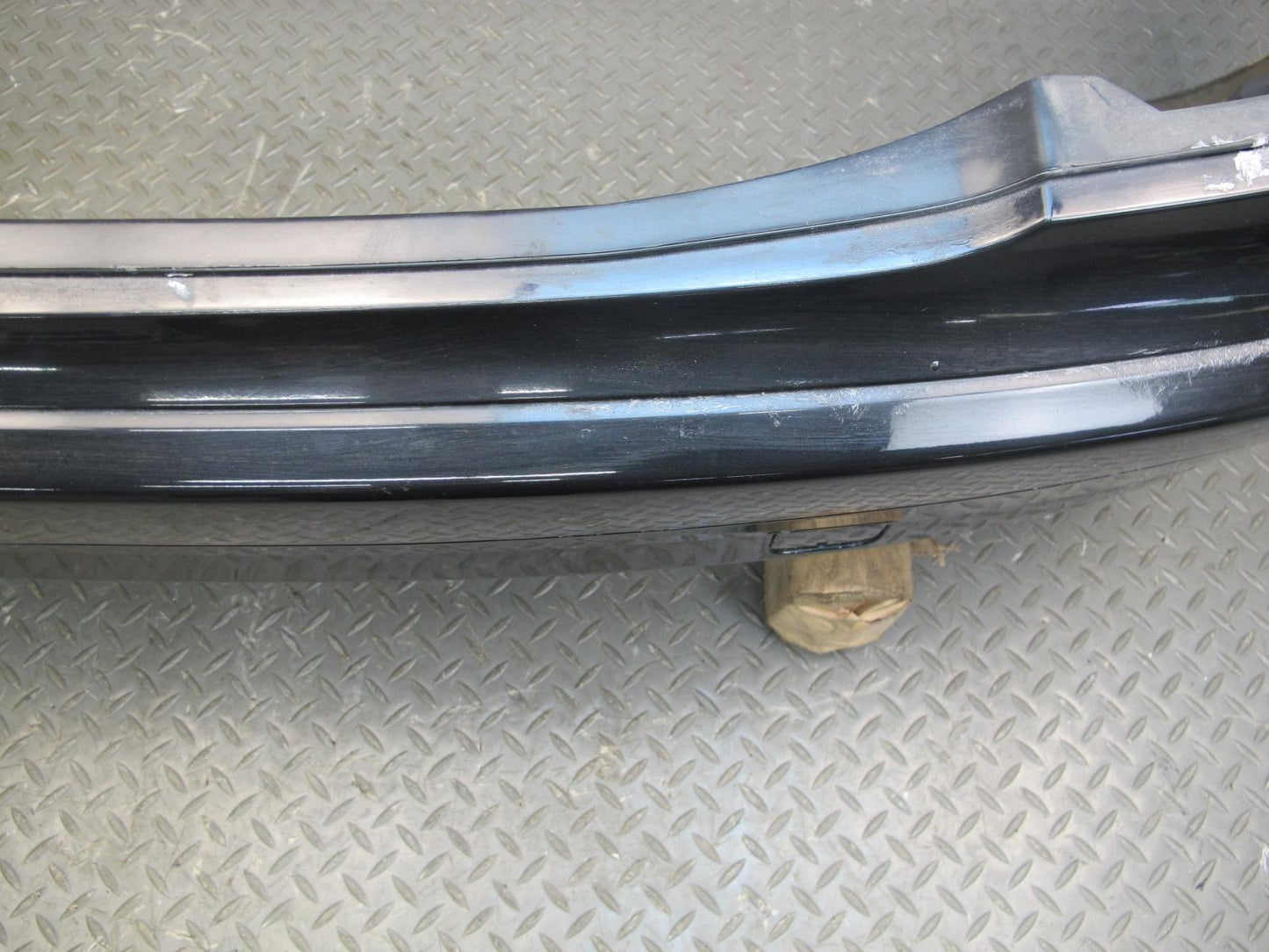05-10 Mercedes R171 SLK55 AMG Rear Bumper Cover Black w Foam Absorber Assy OEM