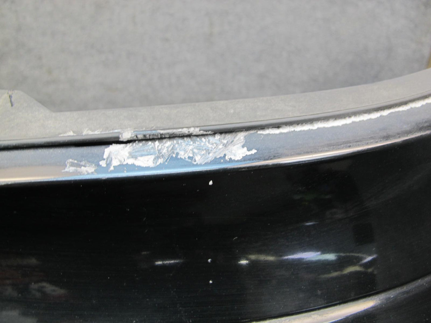 05-10 Mercedes R171 SLK55 AMG Rear Bumper Cover Black w Foam Absorber Assy OEM