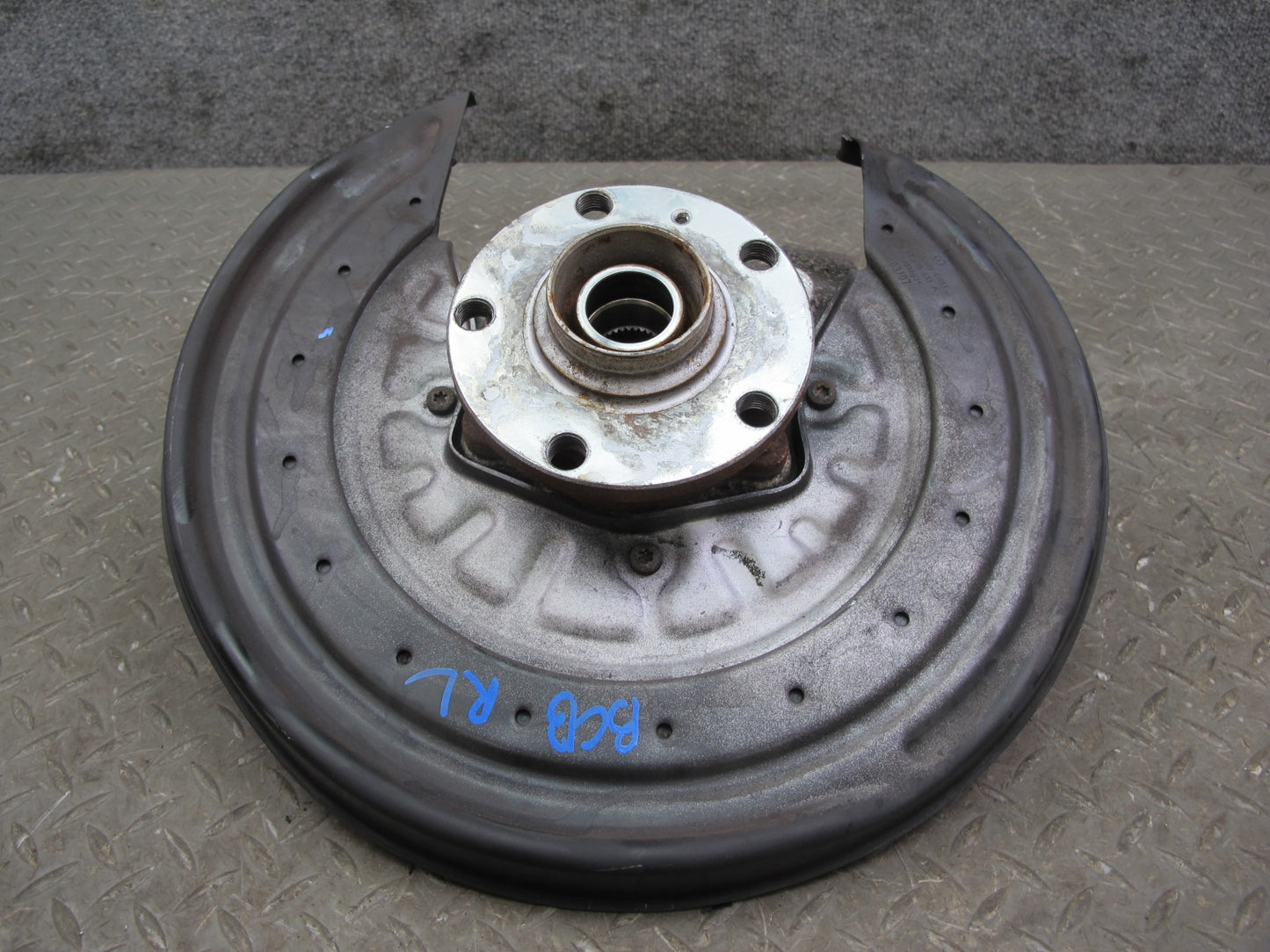 03-10 Bentley Continental Rear Left Spindle Knuckle Wheel Hub Bearing 37k Miles