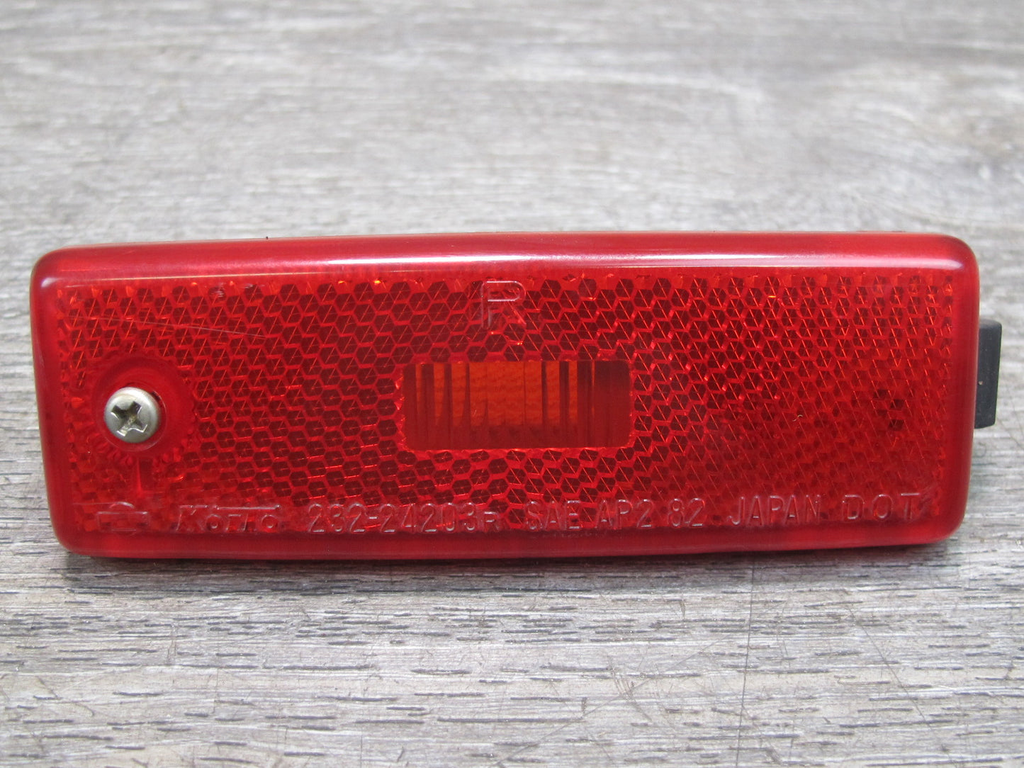 84-86 Nissan Z31 300ZX 2+0 Rear Right Side Marker Light Lamp OEM