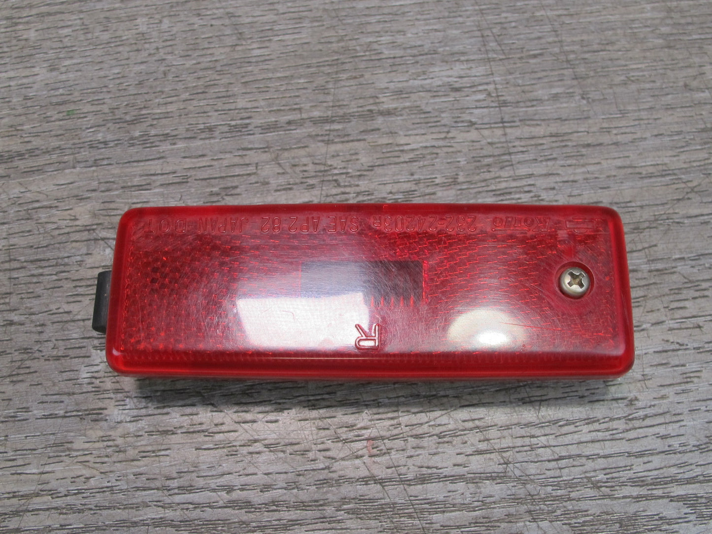 84-86 Nissan Z31 300ZX 2+0 Rear Right Side Marker Light Lamp OEM