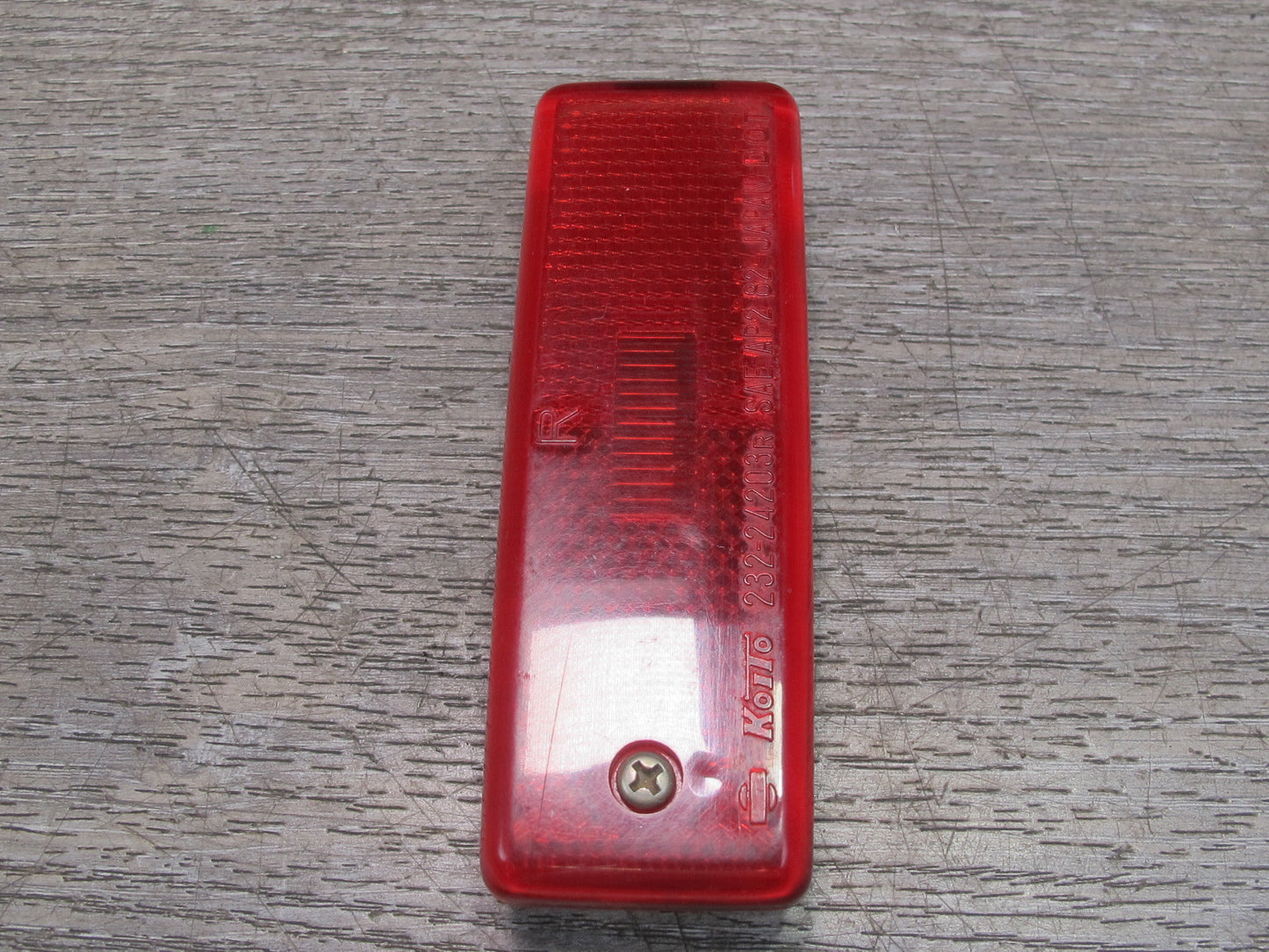 84-86 Nissan Z31 300ZX 2+0 Rear Right Side Marker Light Lamp OEM