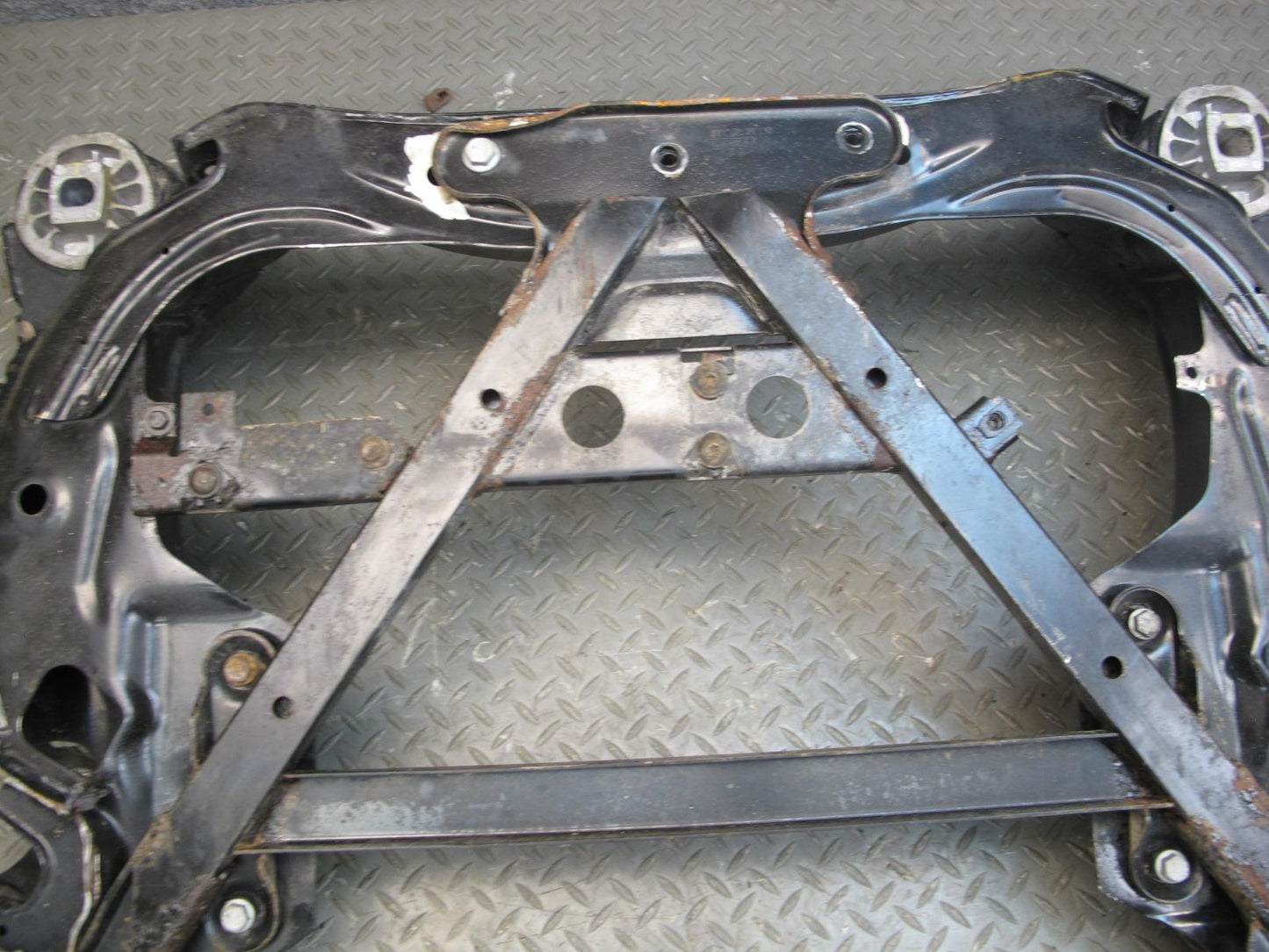 07-10 Bentley Continental GTC Front Engine Sub Frame Crossmember Carrier 37k