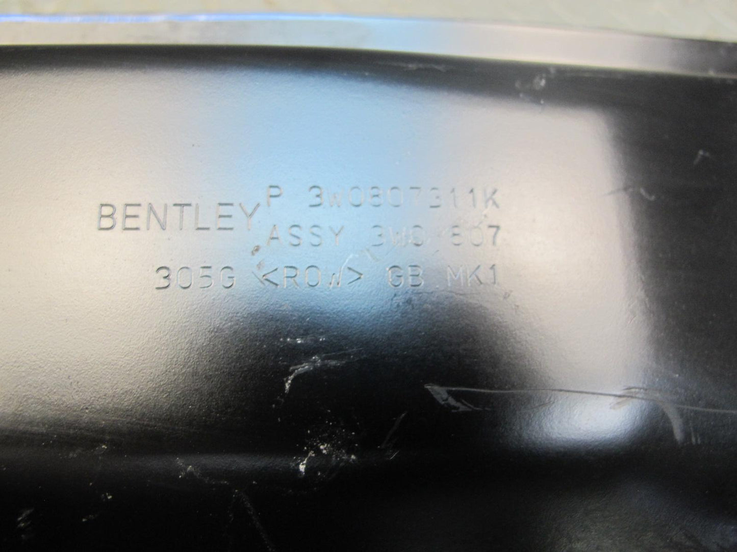 03-09 Bentley Continental GTC GT Rear Bumper Impact Reinforcement Bar