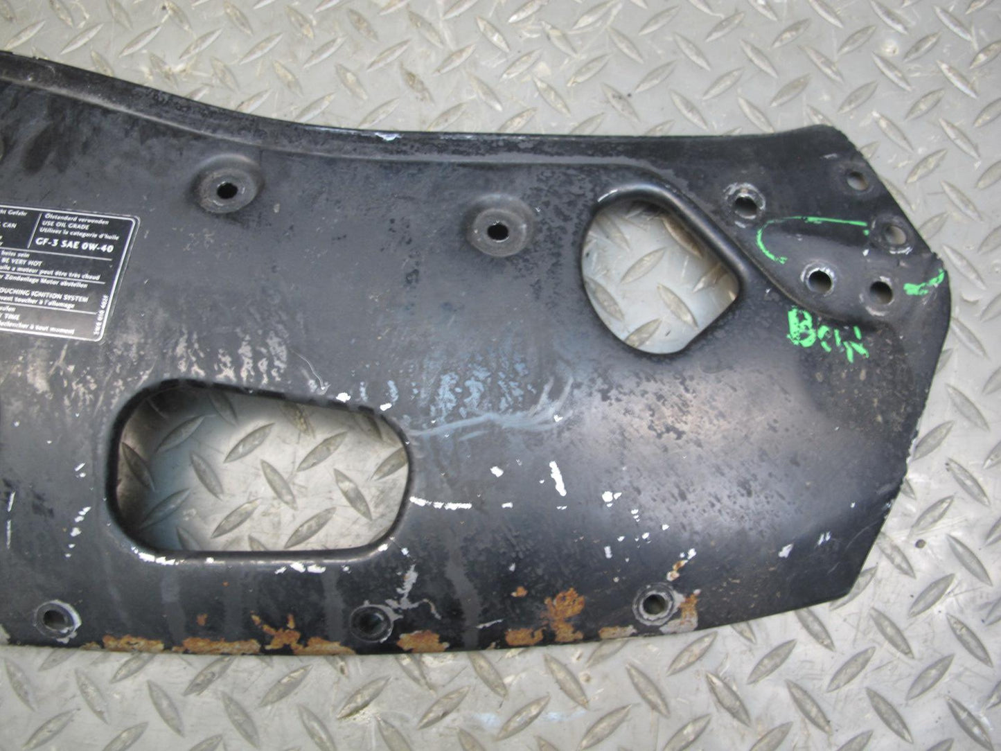 03-12 Bentley Continental GTC GT Engine Radiator Upper Frame Panel Cover