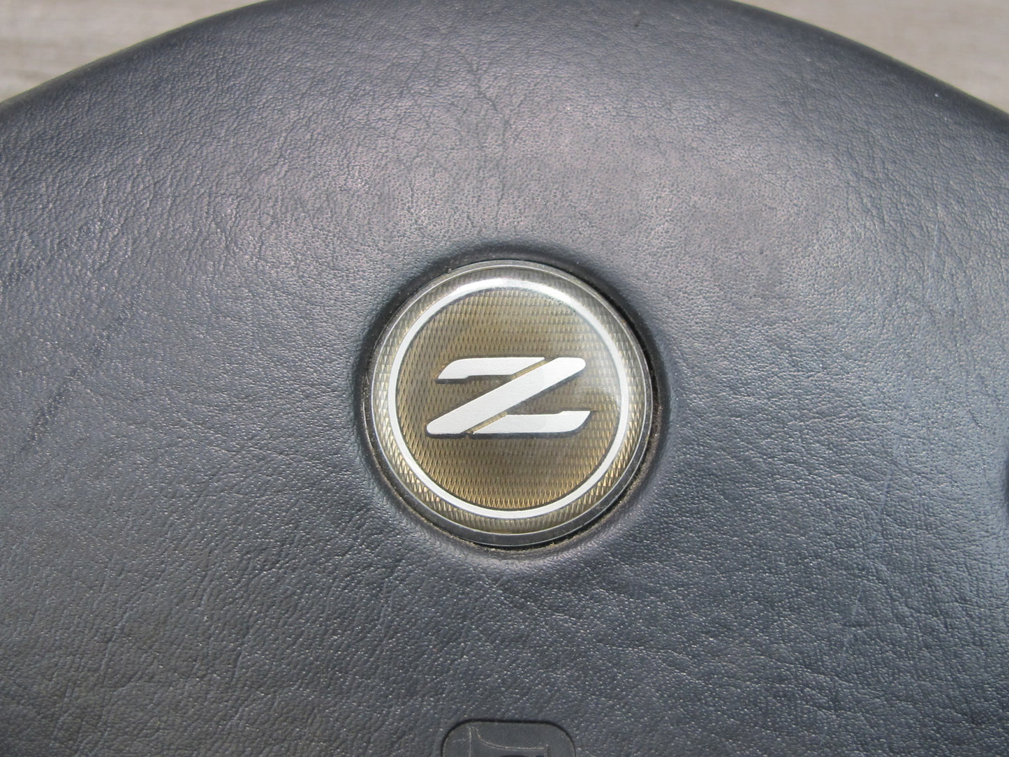 90-93 Nissan 300ZX Z32 NON Turbo Leather Steering w Cruise Switch Black OEM