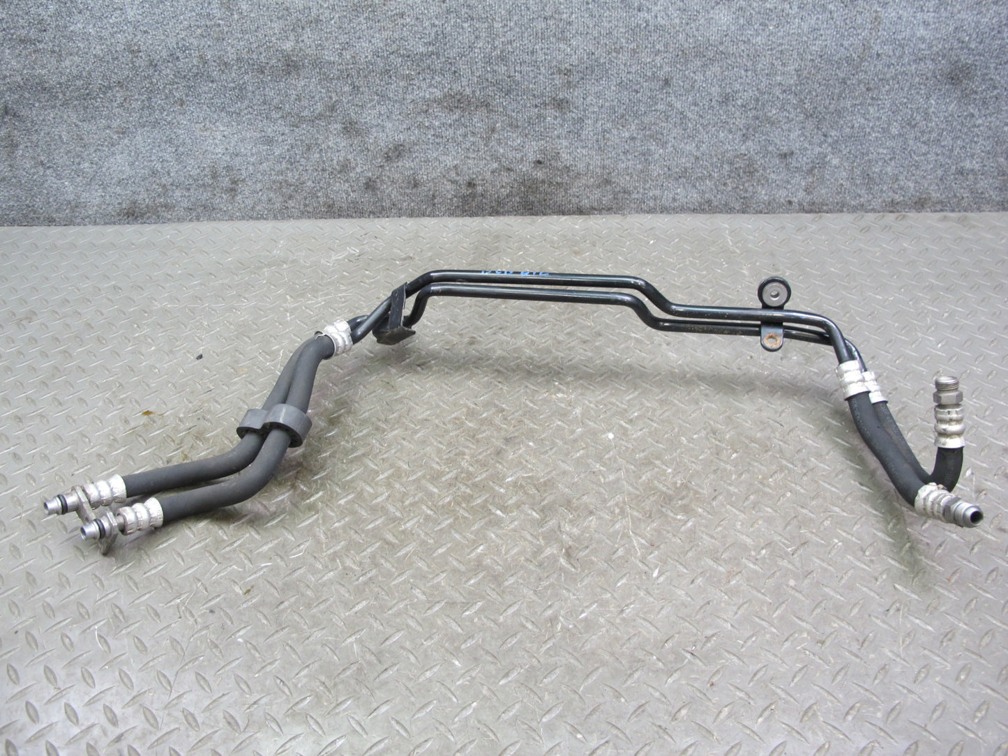 06-10 Bentley Continental GTC GT AWD Transmission Oil Cooler Hose Pipe Line Set