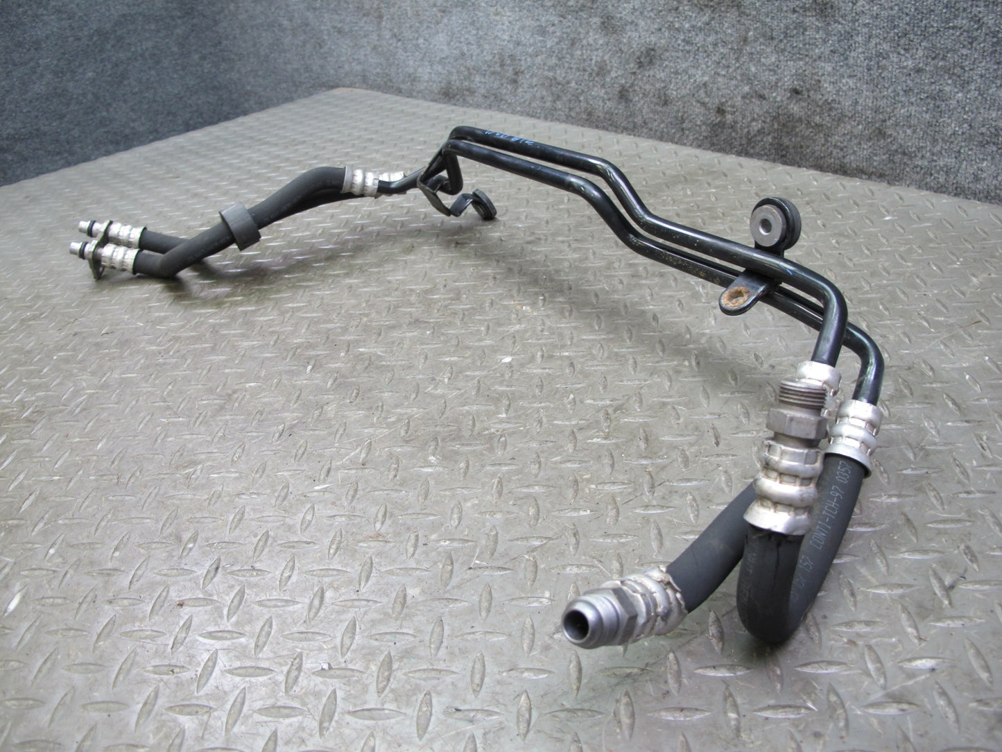 06-10 Bentley Continental GTC GT AWD Transmission Oil Cooler Hose Pipe Line Set