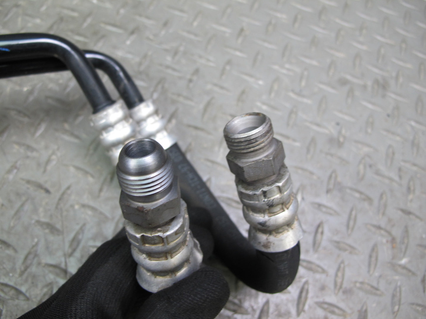 06-10 Bentley Continental GTC GT AWD Transmission Oil Cooler Hose Pipe Line Set
